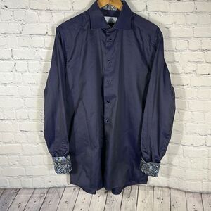 ETON Shirt Mens Contemporary Button Up Long Sleeve Cotton 41 16 Sweden